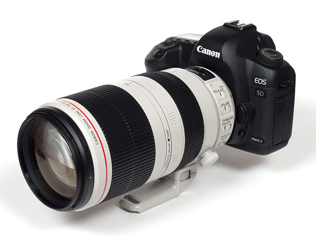 Gegenlichtblende weiß grau für Canon EF 100-400mm f/4.5-5.6L IS II USM ET-83d 
