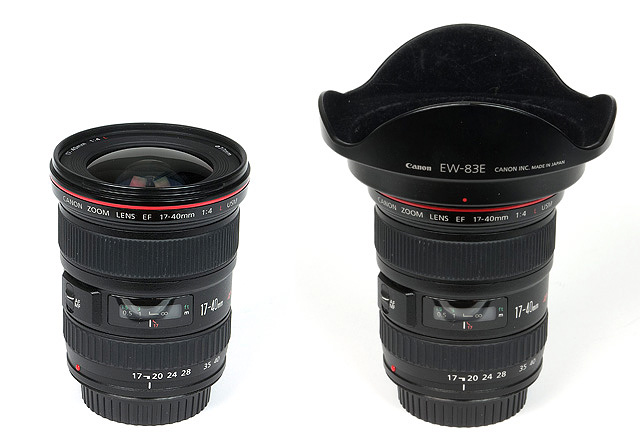 Canon EF 17-40mm f/4 USM L (full format) - Review / Test Report