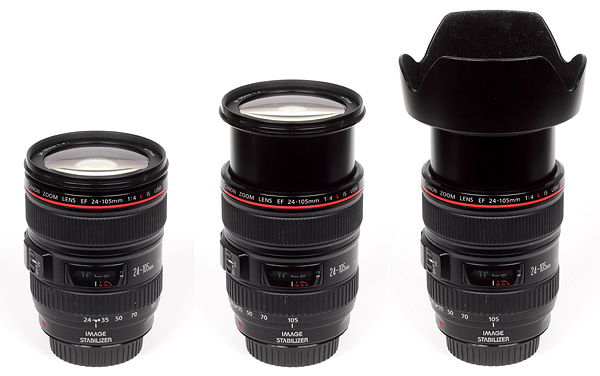 Canon EF 24-105mm f/4 USM L IS (full format) - Review / Lab Test 