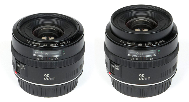 Canon EF 35mm f/2 (full format) - Review / Lens Test Report