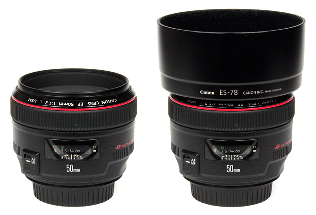 Canon EF 50mm f/1.2 USM L (full format) - Review / Test Report