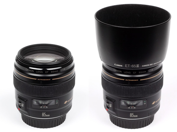 Canon EF 85mm f/1.8 USM (full format) - Review / Lab Test Report