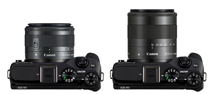 52mm Set slim UV & Polfilter passt zu Objektiv Canon EF-M 18-55mm 55-200 IS STM 