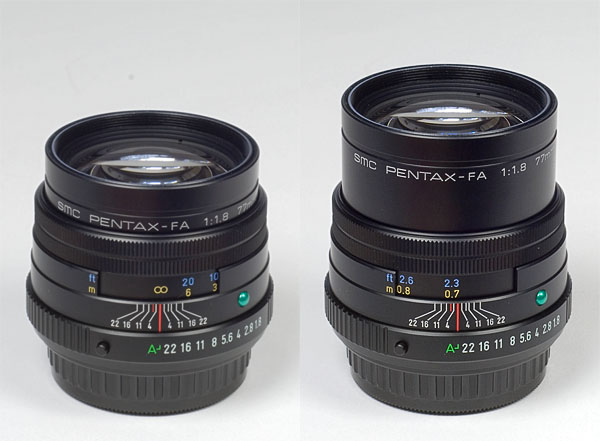 Pentax SMC-FA 77mm f/1.8 Limited - Review / Test Report