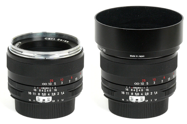 Zeiss Planar T* 50mm f/1.4 ZF (ZE) (on Canon EOS) - Lab Test / Review